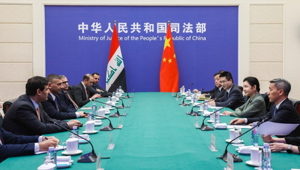 賀榮會見伊拉克聯邦廉政委員會主席哈農和巴西聯邦大律師局局長梅西亞斯
